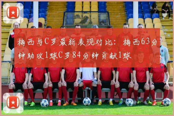 梅西与C罗最新表现对比：梅西63分钟助攻1球C罗84分钟贡献1球